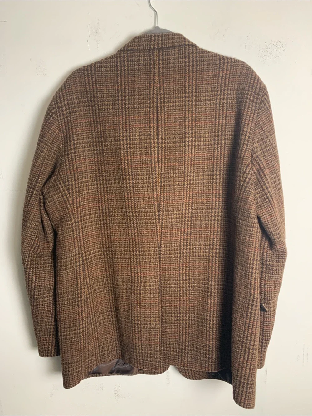 LL Bean Signature Men’s Brown Glen Plaid Sport Coat